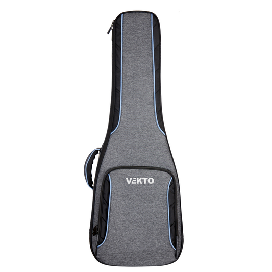 VK-P28 41' Acoustic Guitar Gig Bag – 28mm Padded Blue Line